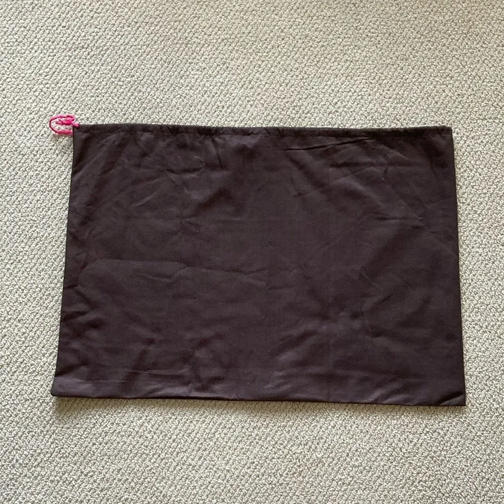 Kate Spade Large Brown Dust Bag Purse Protection Case Slip 27.5” x 19” Like New